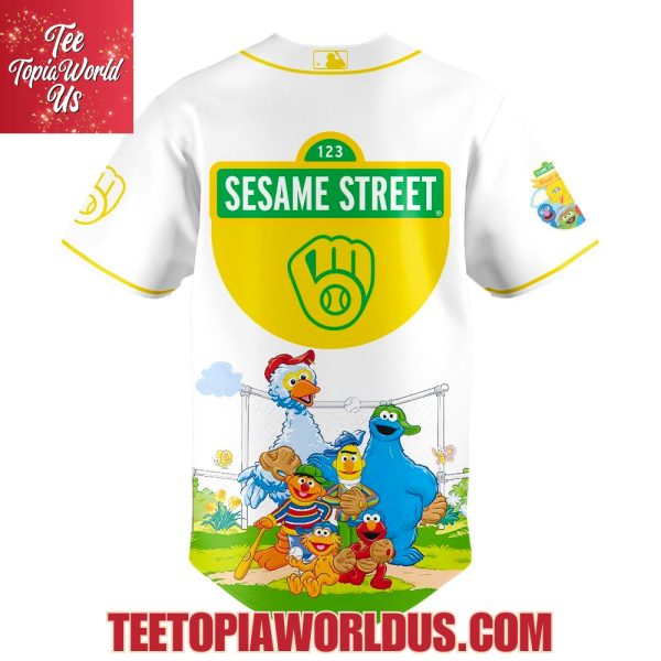 Milwaukee Brewers x Sesame Street Night Jersey