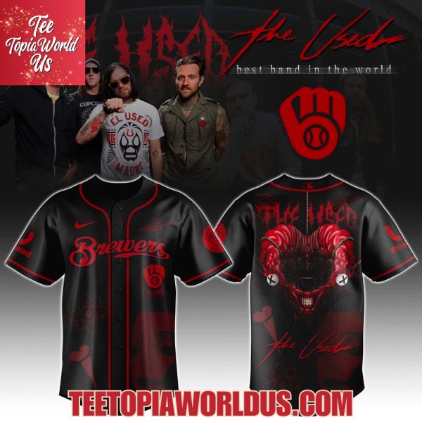 Milwaukee Brewers x The Used Best Band In The World Jersey
