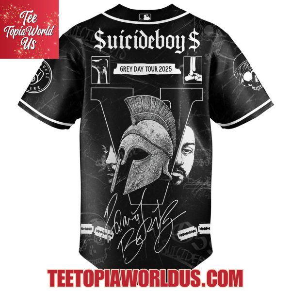 Milwaukee Brewers x $uicideboy$ Grey Day Tour 2025 Jersey