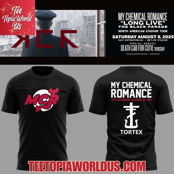 My Chemical Romance Long Live: The Black Parade Tour 2025 x New Jersey Devils T-Shirt, Hoodie