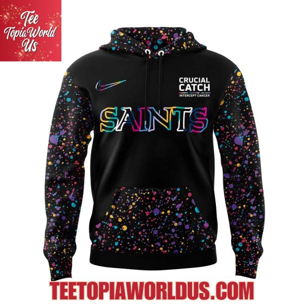 New Orleans Saints 2025 NFL Crucial Catch Hoodie