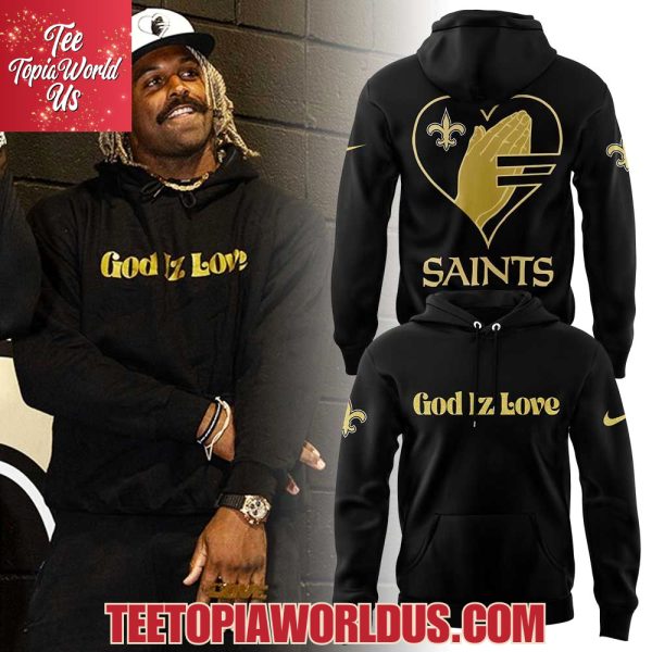 New Orleans Saints God Iz Love Hoodie