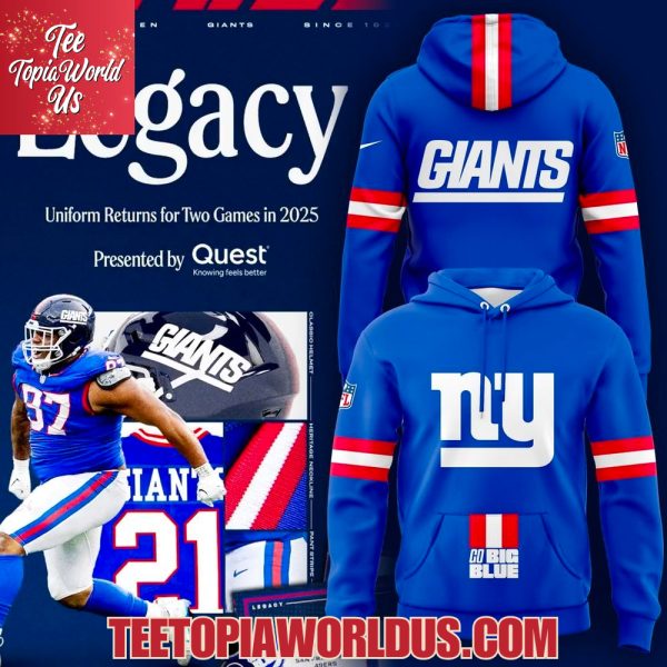 New York Giants Legacy 2025 T-Shirt