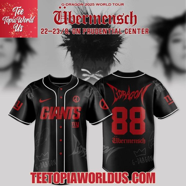 New York Giants x G-DRAGON: ÜBERMENSCH NA Tour Merch Jersey