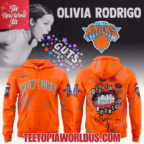 New York Knicks x Olivia Rodrigo GUTS World Tour 2025 T-Shirt, Hoodie