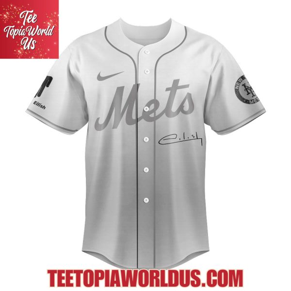 New York Mets x Billie Eilish – Hit Me Hard And Soft Signature Jersey