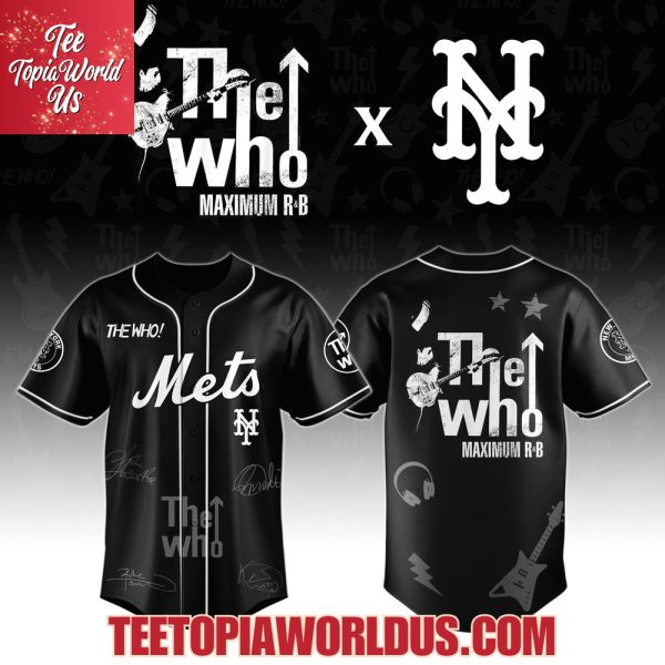 New York Mets x The Who The Song Is Over North American Farewell Tour Jersey