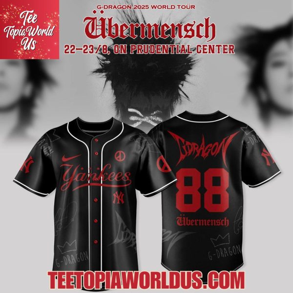 New York Yankees x G-DRAGON: ÜBERMENSCH NA Tour Merch Jersey