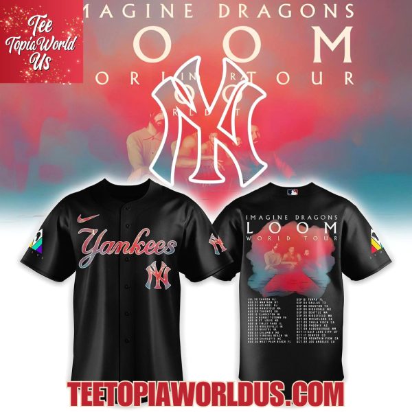 New York Yankees x Imagine Dragons Loom Tour 2025 Baseball Jersey