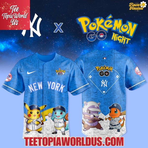 New York Mets x Pokémon GO Night Jersey