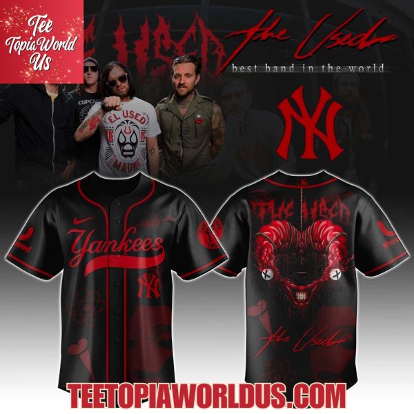 New York Yankees x The Used Best Band In The World Jersey
