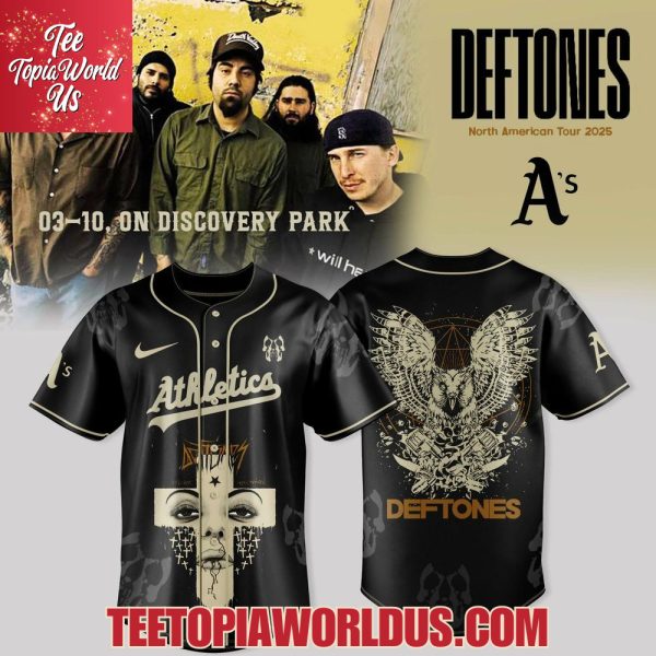 Oakland Athletics x Deftones North American Tour Fall 2025 Jersey