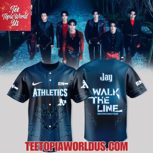 Oakland Athletics x ENHYPEN Walk The Line Jersey