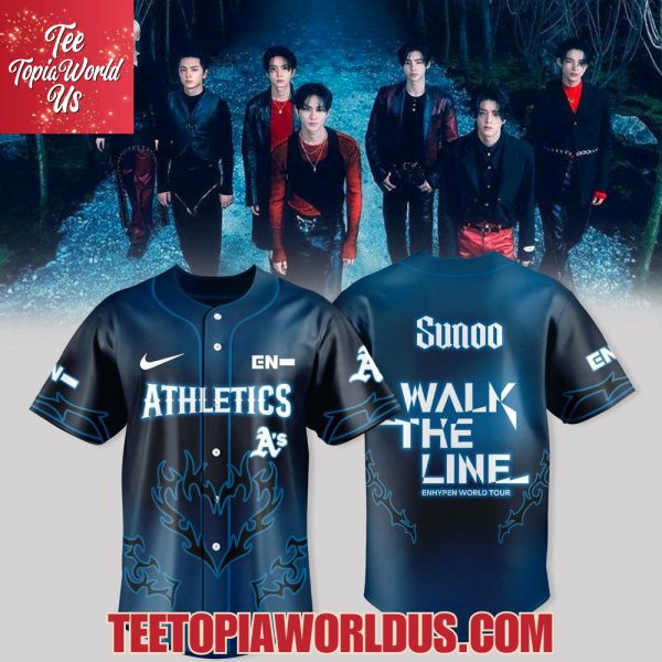 Oakland Athletics x ENHYPEN Walk The Line Jersey