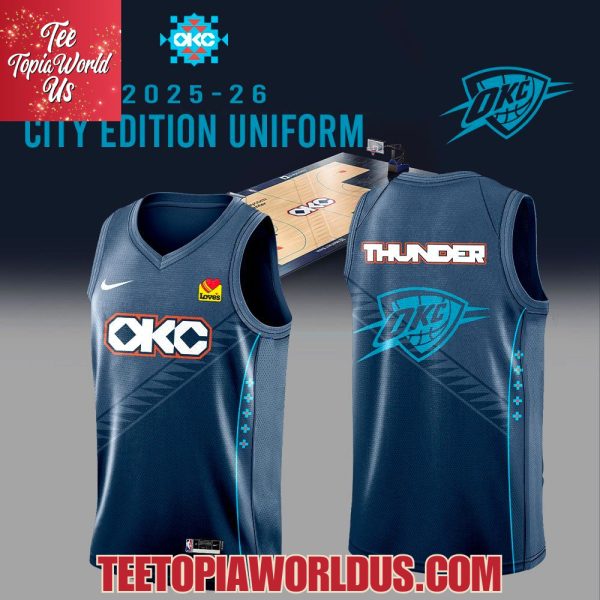 Oklahoma City Thunder 2025-26 City Edition Uniform Jersey