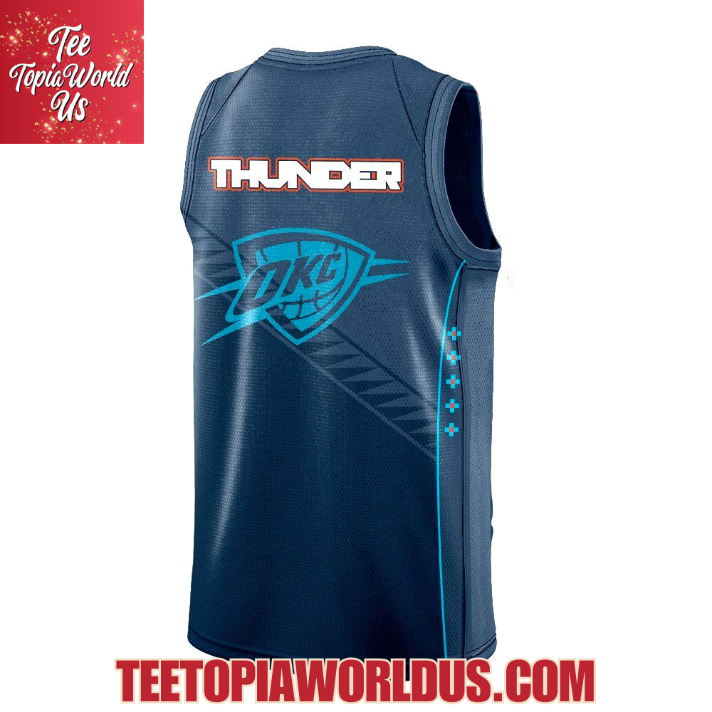 Oklahoma City Thunder 2025-26 City Edition Uniform Jersey Oklahoma City Thunder 2025-26 City Edition Uniform Jersey