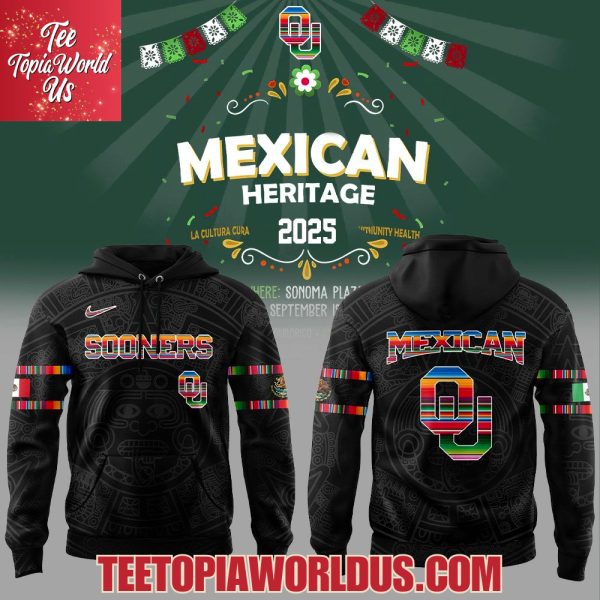 Oklahoma Sooners Mexican Heritage Night 2025 Hoodie