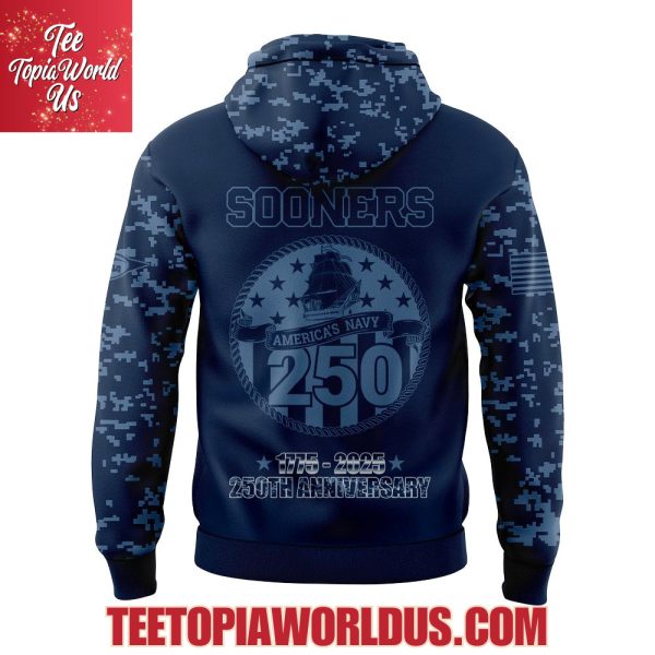 Oklahoma Sooners Navy 250th Celebration Hoodie