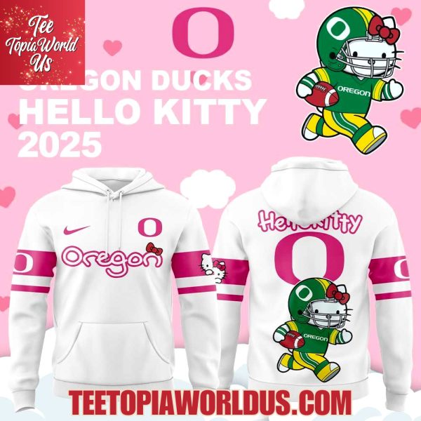 Oregon Duck Hello Kitty 2025 Hoodie