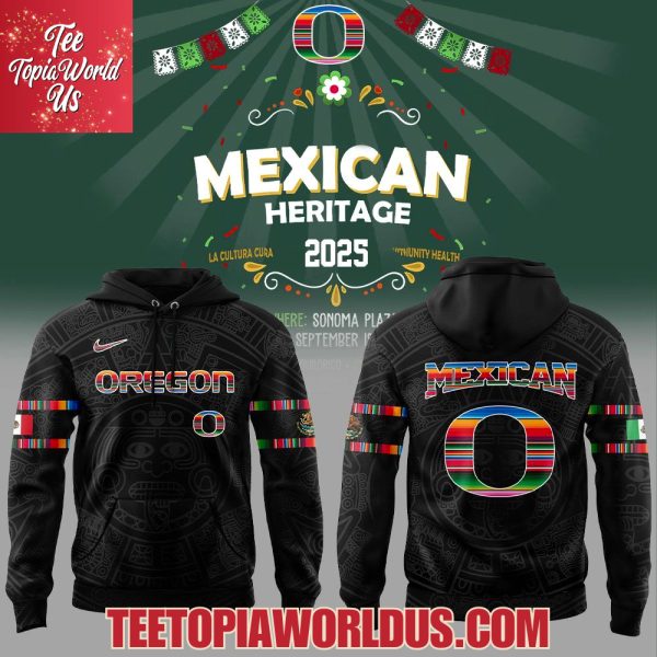 Oregon Ducks Mexican Heritage Night 2025 Hoodie