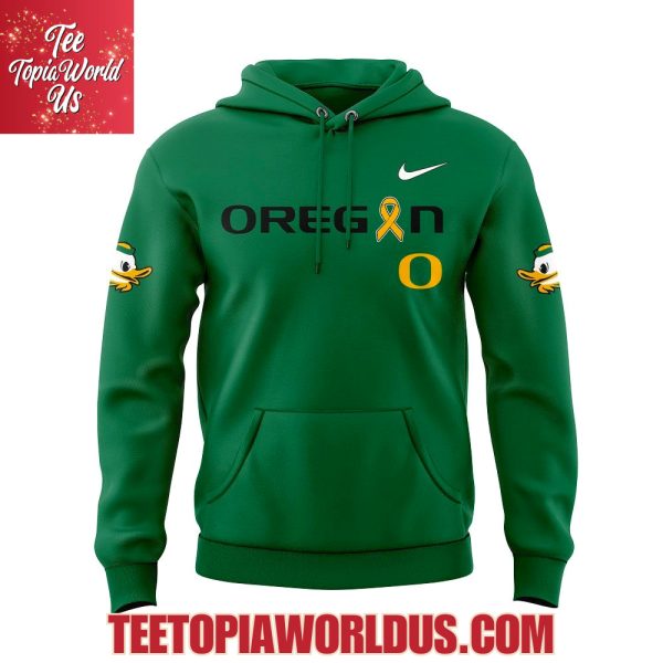 Oregon Ducks Winged Warriors, Awareness of Cancer Hoodie