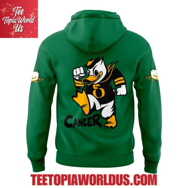 Oregon Ducks Winged Warriors, Awareness of Cancer Hoodie