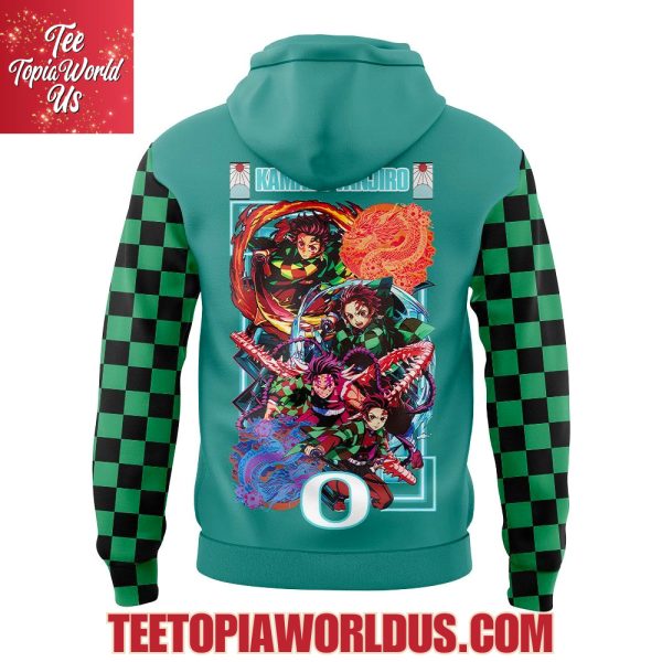 Oregon Ducks x Demon Slayer Kamado Tanjirō Hoodie