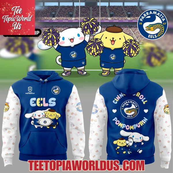 Parramatta Eels Cinnamoroll and Pompompurin T-Shirt, Hoodie