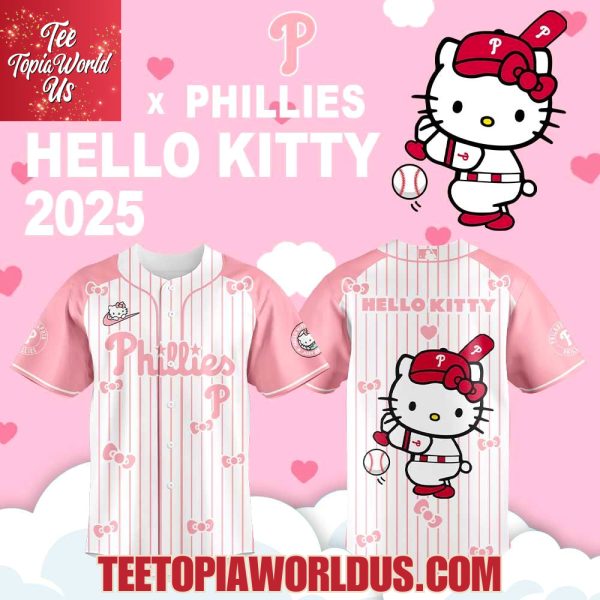 Philadelphia Phillies x Hello Kitty 2025 Jersey