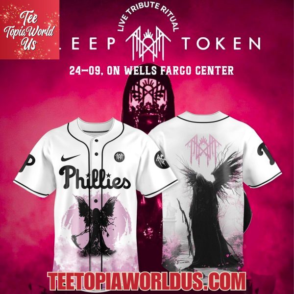 Philadelphia Phillies x Sleep Token: Even in Arcadia Tour Merch Jersey