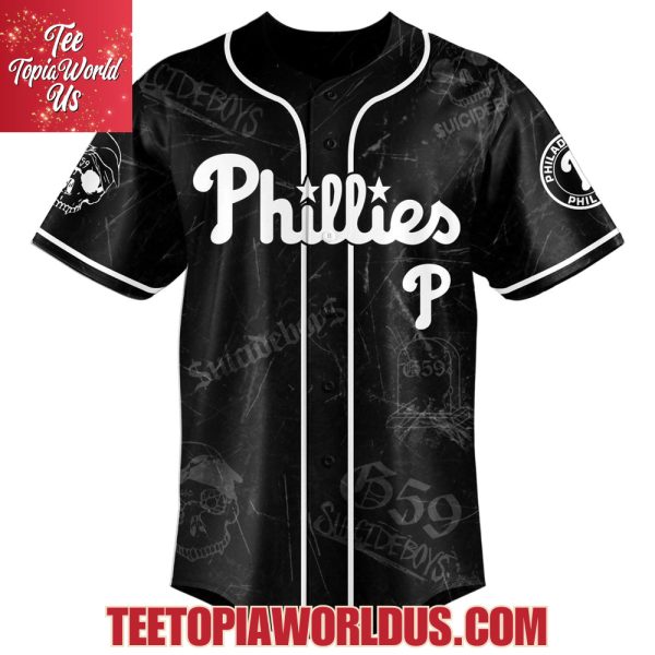 Philadelphia Phillies x $uicideboy$ Grey Day Tour 2025 Jersey