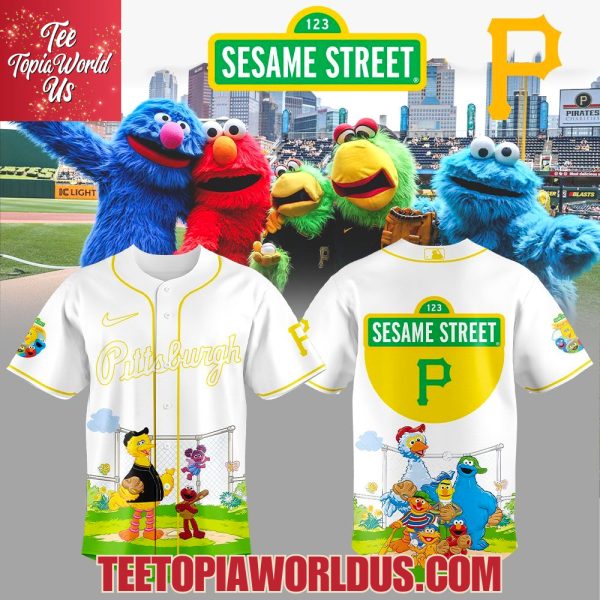 Pittsburgh Pirates x Sesame Street Night Jersey