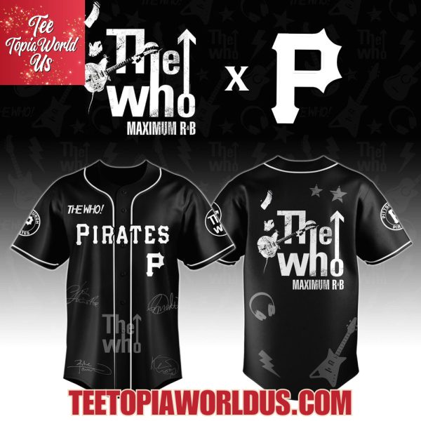 Pittsburgh Pirates x The Who The Song Is Over North American Farewell Tour Jersey