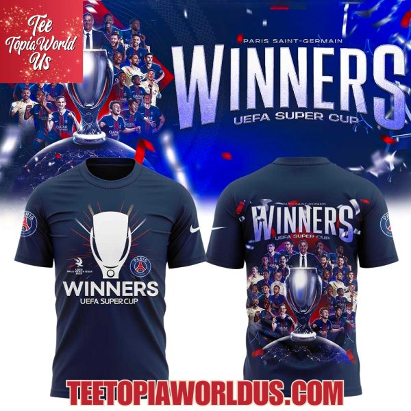 PSG UEFA Super Cup Winners 2025 T-Shirt, Hoodie