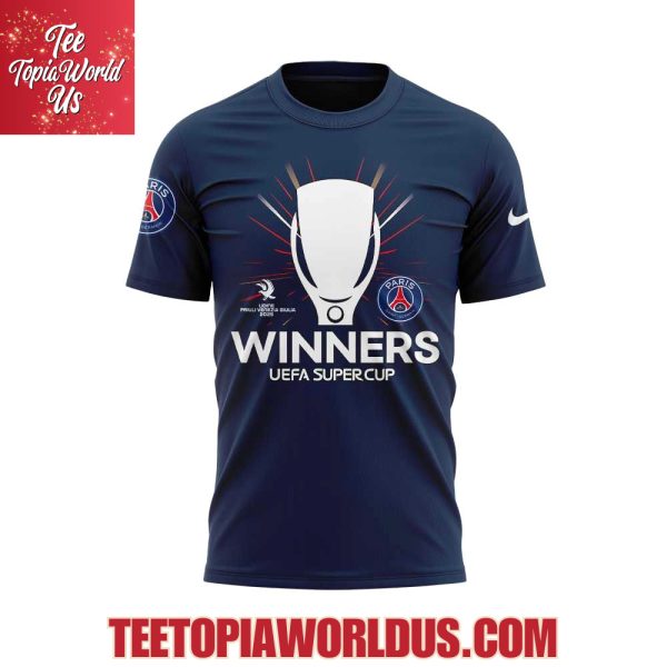 PSG UEFA Super Cup Winners 2025 T-Shirt, Hoodie