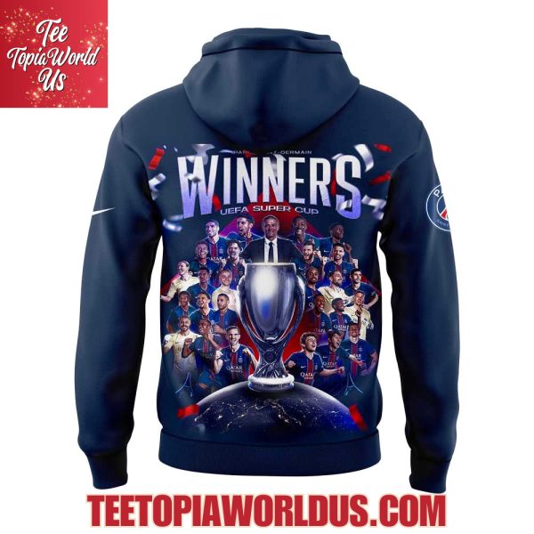 PSG UEFA Super Cup Winners 2025 T-Shirt, Hoodie