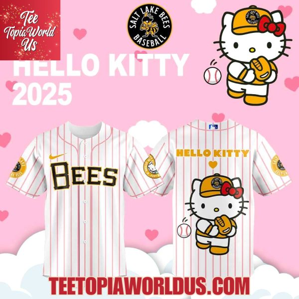 Salt Lake Bees x Hello Kitty 2025 Jersey