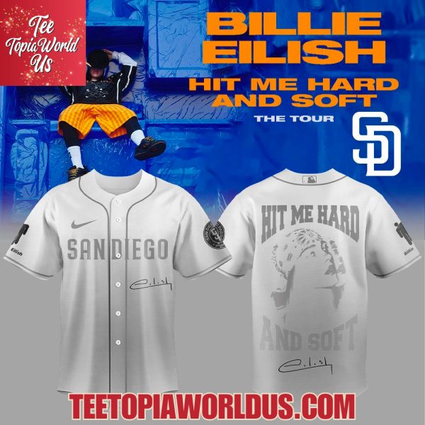 San Diego Padres x Billie Eilish – Hit Me Hard And Soft Signature Jersey