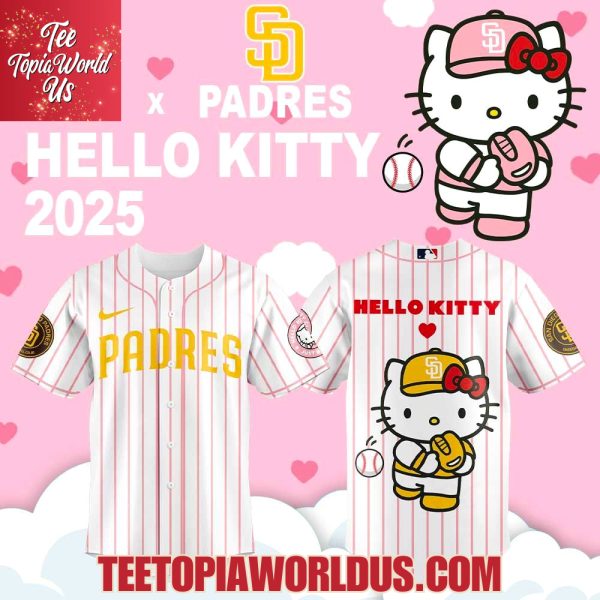 San Diego Padres x Hello Kitty 2025 Baseball Jersey