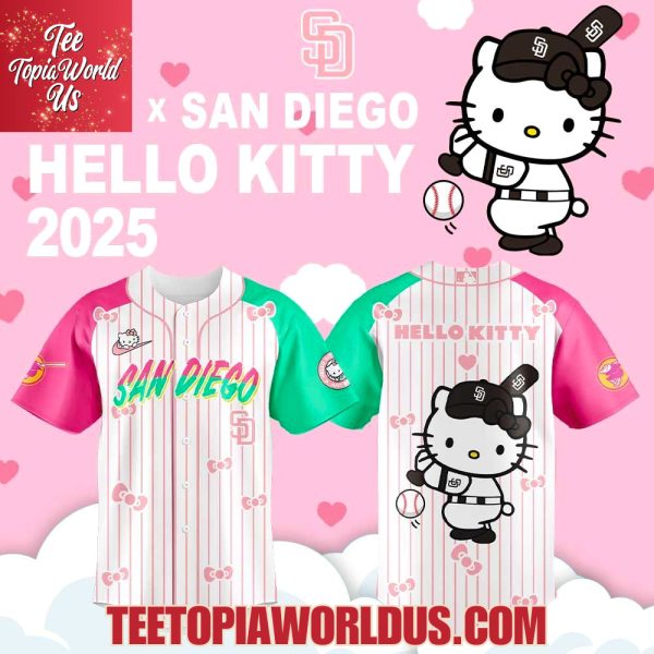 San Diego Padres x Hello Kitty 2025 Jersey