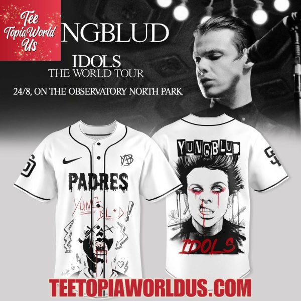 San Diego Padres X YUNGBLUD: IDOLS THE WORLD TOUR – NA TOUR Merch Jersey