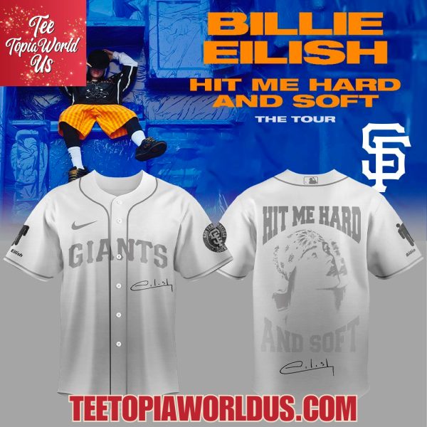 San Francisco Giants x Billie Eilish – Hit Me Hard And Soft Signature Jersey
