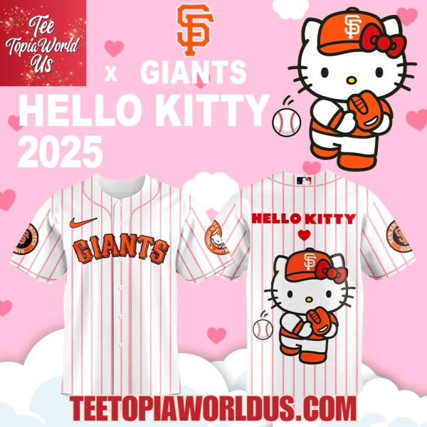 San Francisco Giants x Hello Kitty 2025 Baseball Jersey