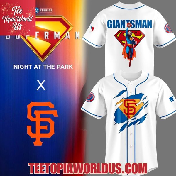 San Francisco Giants x Superman Night At The Park Jersey