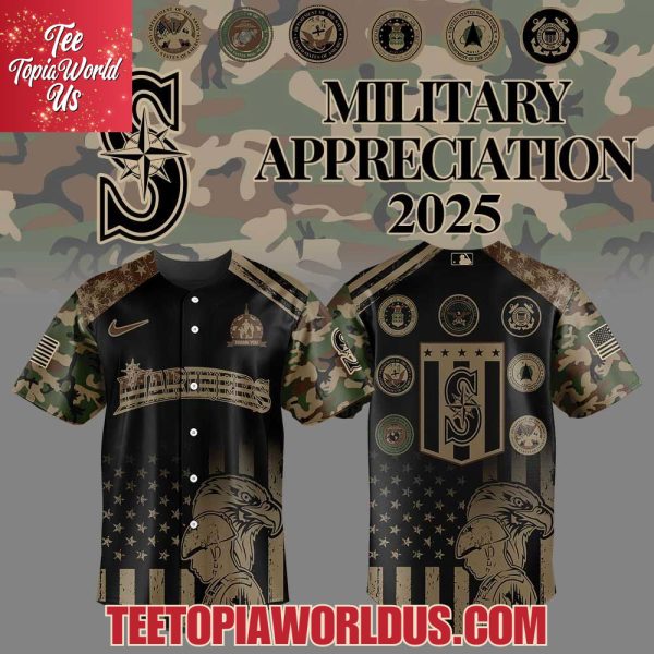 Seattle Mariners Celebrating Military Appreciation 2025 Jersey