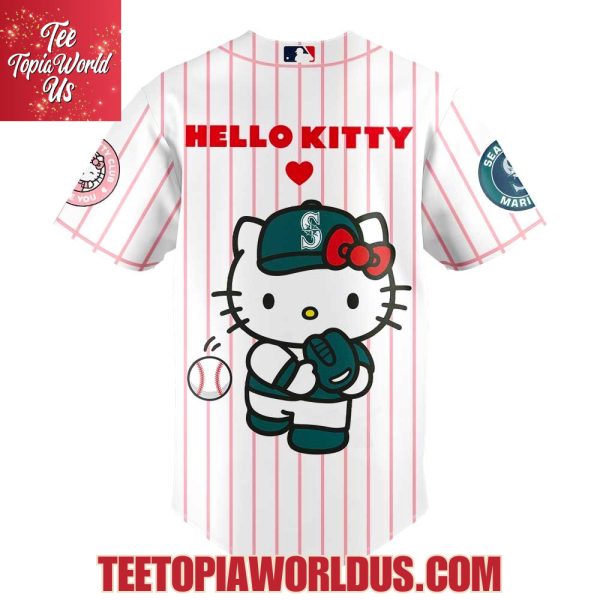 Seattle Mariners x Hello Kitty 2025 Baseball Jersey