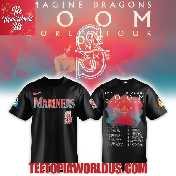 Seattle Mariners x Imagine Dragons Loom Tour 2025 Baseball Jersey