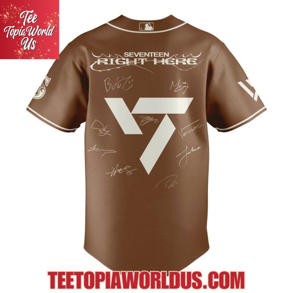 Seattle Mariners x Seventeen Right Here World Tour Jersey