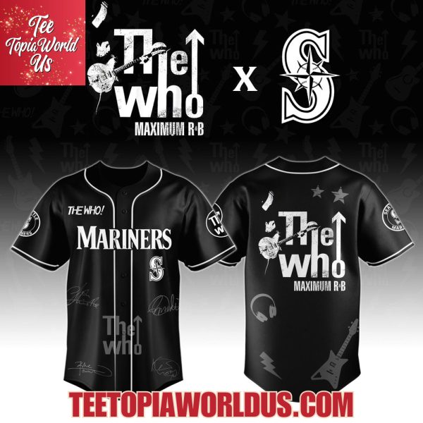 Seattle Mariners x The Who The Song Is Over North American Farewell Tour Jersey
