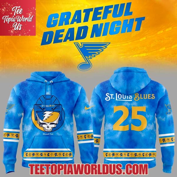 St. Louis Blues Grateful Dead Night 2025 Hoodie